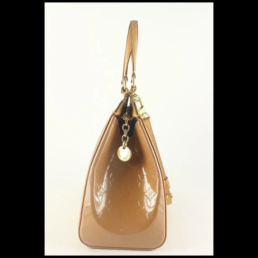 Louis Vuitton Nude Monogram Vernis Brea Tote 2way with Strap 9LK725K